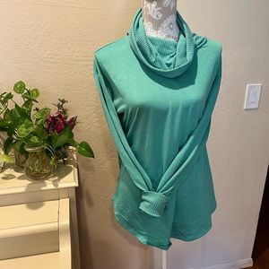 St John’s Bay fine gauge cowl neck sweater